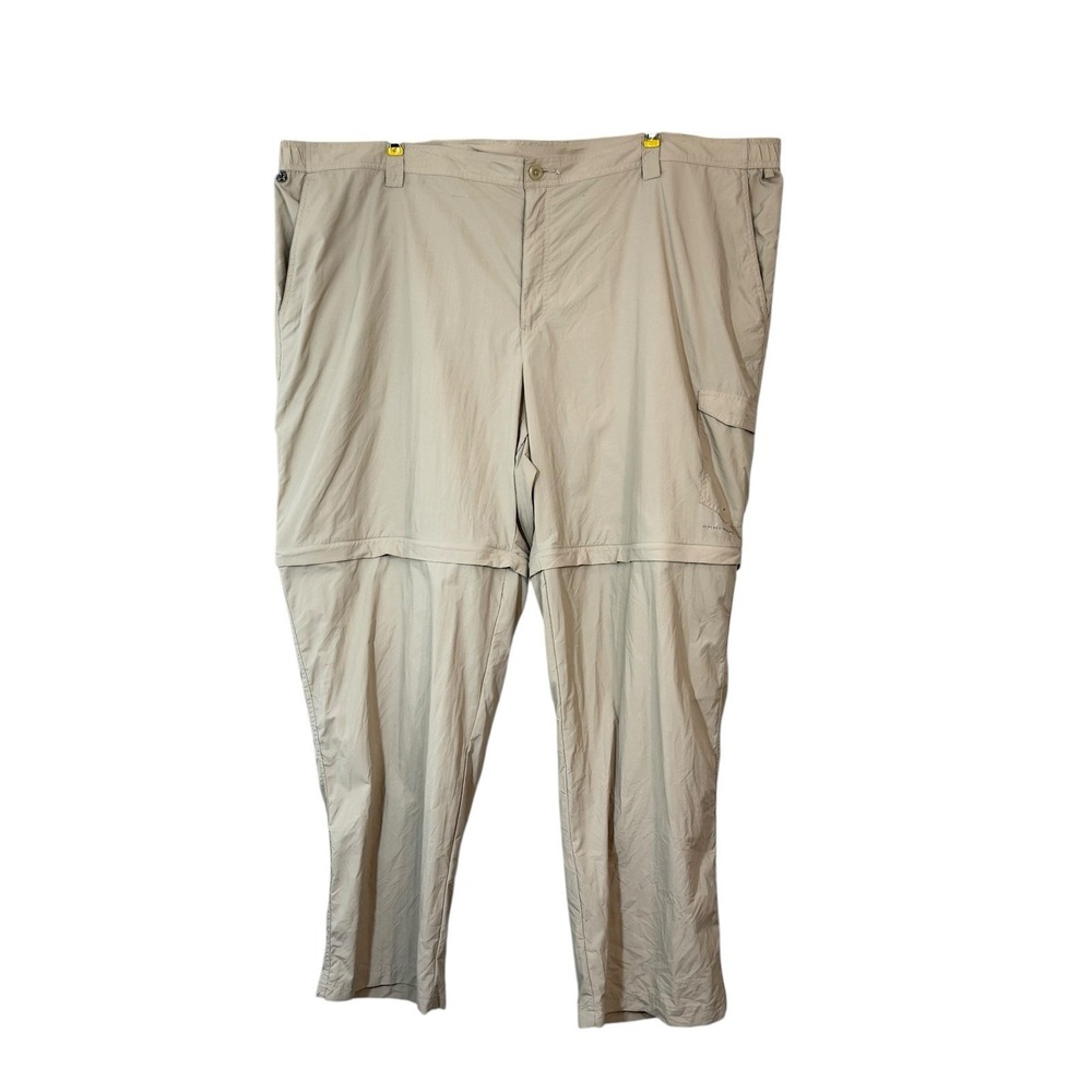 COLUMBIA PFG Blood and Guts III Convertible Fishing Hike Pants‎ Rip Stop 54/32